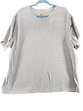 Open Trails Womens T-Shirt Gray Size XXL Cotton Blend Short Sleeve Pullover